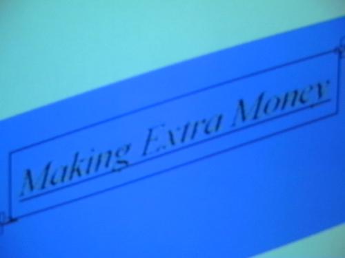 Money - making extra money online