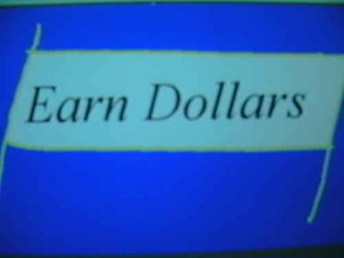 Money - Earning dollars online