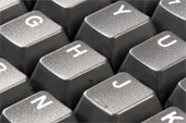Computer  - Close up of a computer keyboard