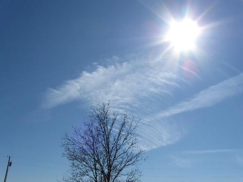 Chilly autumn sky - Fall finally fell!