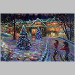  a cold winters scene - a cold winters scene