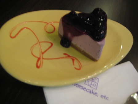 blueberry  - blueberry cheesecake.. i love it...