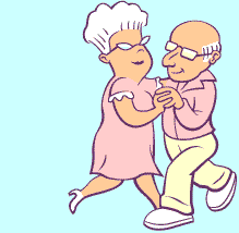 elderly couples dancing - ballroom dancing is best for exercise for elderls.