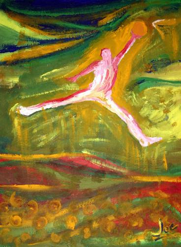 Basketball One Love--Jordan is King - One World, One Game, One Love  Go to www.internationalbasketball.com to see more paintings by this wonderful artist named Joe.