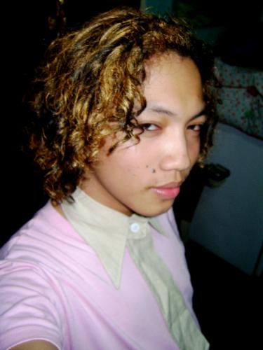 golden hair, goldilocks - I used a temporary hair color...