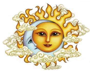 sun or moon - pretty faces of day or night...
