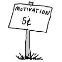 sign - motovation 5 cents sign