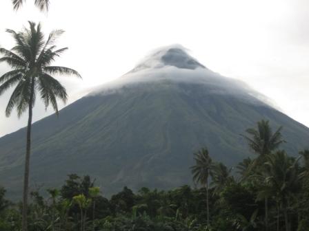 The Famous Mayon Volcano - This picture was taken during ny road trip to Tabaco City, it's the world's famost active volcano that you can find only in the Philippines. Located at the heart of Albay Province and believed to be the in the center of the pacific ring of fire.