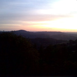 Somewhere high up in Mt. Hood - Enjoying the sunset during a hike at Mount Hood.