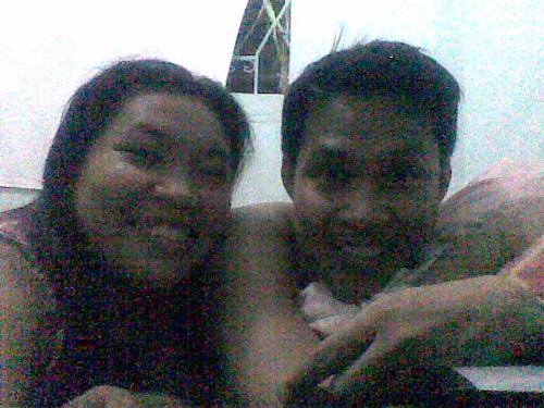 me and hubby - just the two of us!