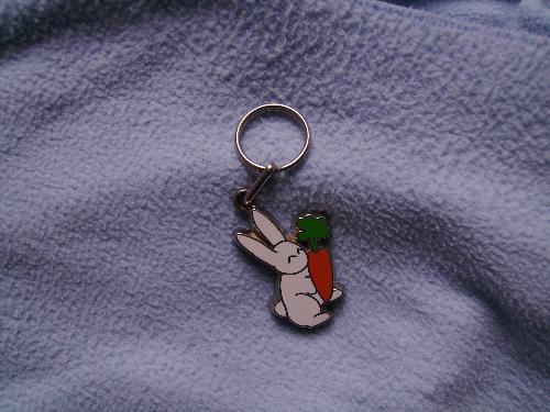 Snuggy Key ring - The rabbit key ring from the 4 set available at prizee to ask for as presents when you have enough bubz (equivalent of euro).