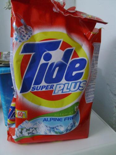 Tide bag Super plus alpine fresh - This is a Tide Super Plus bag with alpine fresh i bought by mistake for my mom - she wanted another product but o well, my mistake.