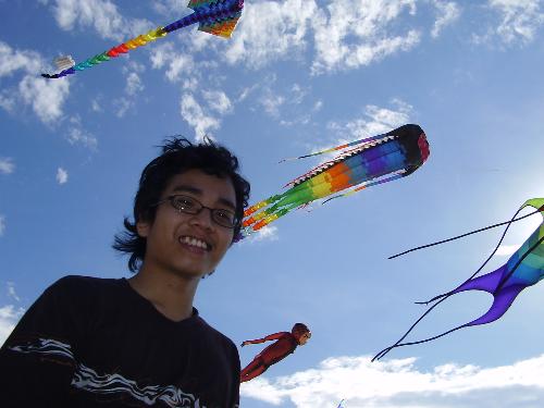me - at international kite festival