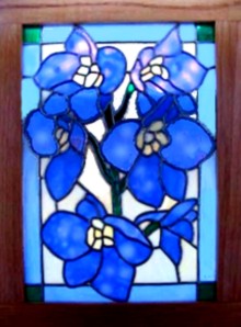 glass painting - A painting on glass