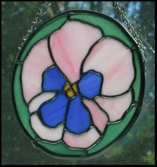 glass painting - A painting on glass