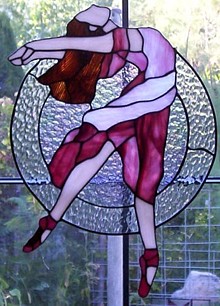 glass painting - A painting on glass