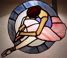 glass painting - A painting on glass
