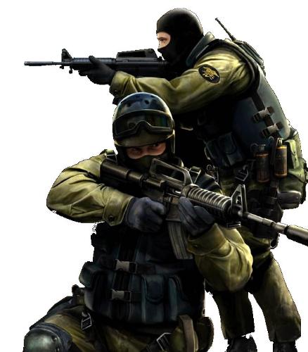 Counter Strike - Counter-Strike (commonly abbreviated to CS) is a tactical first-person shooter video game which originated from a Half-Life modification by Minh 'Gooseman' Le and Jess 'Cliffe' Cliffe, and features real-world weapons. The game has been expanded into a series since its original release, which currently includes Counter-Strike: Condition Zero, Counter-Strike: Source, Counter-Strike: Anthology and Counter-Strike on Xbox.  Counter-Strike pits a team of counter-terrorists against a team of terrorists in a series of rounds. Each round is won by either completing the mission objective or eliminating the opposing force. The latest incarnation of the game, Counter-Strike: Source, is based on the Source engine developed for Half-Life 2.  The game has both individual and multiplayer options. Bots can be added into the game. The online-multiplayer option is activated via Steam.  Other than similarities in basic gameplay, Counter-Strike is not in any way related to Half-Life. The original version was marketed as a commercial mod, but since then it has grown into a separate game in itself. The most recent versions do not require Half-Life to play, unlike a mod, and are no longer marketed as Half-Life: Counter Strike.    - answers.com
