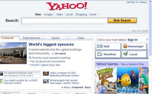 Yahoo search engine - Yahoo is my favorite search engine