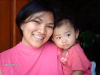 mom and cj - all in pink!=)