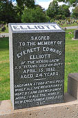 Titanic Memories  - Titanic Gravestone, Fairview Lawn Cemetery