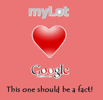 myLot should love adsense - myLot love Google adsense. This should be a fact!