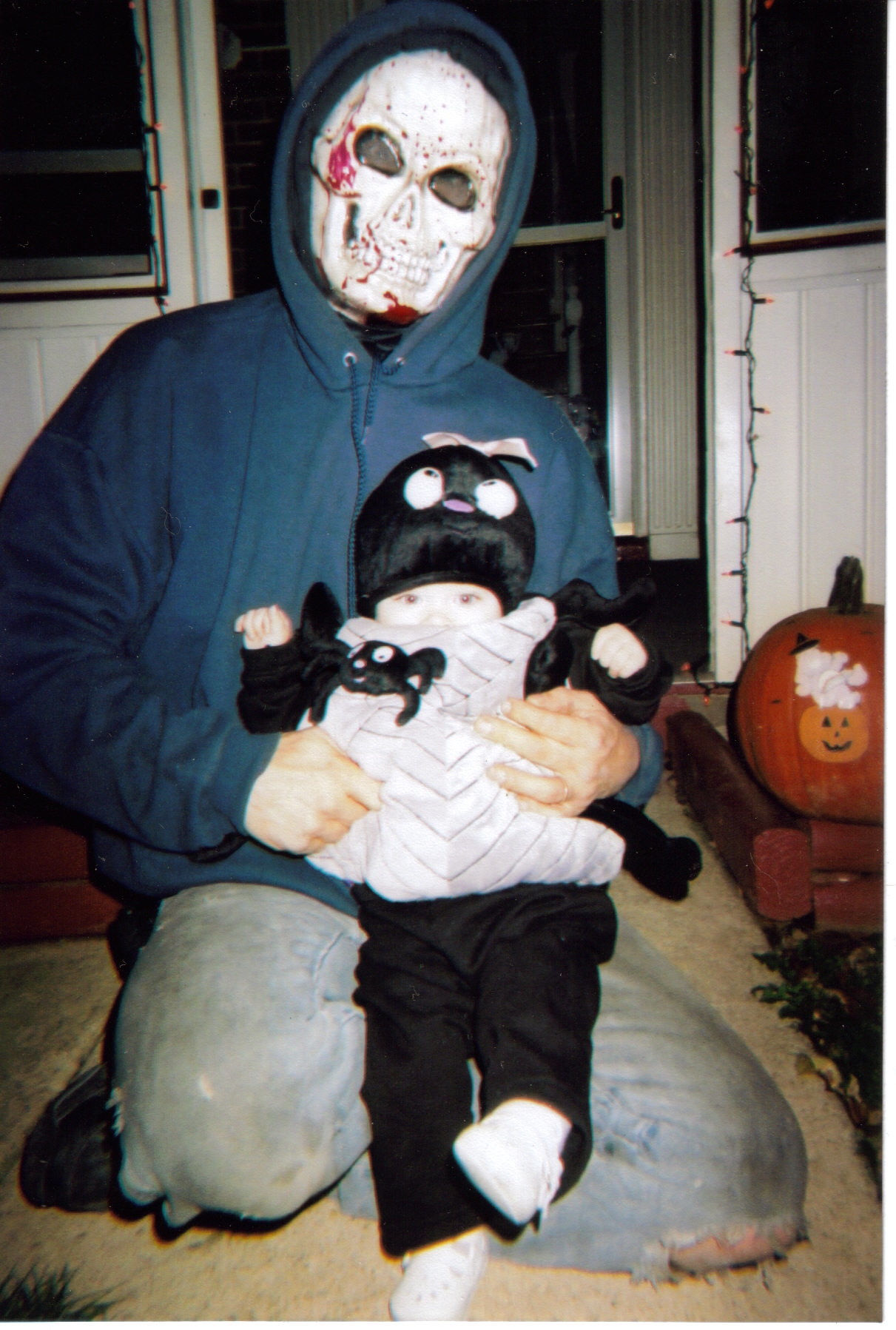 happy holloween - this is my husband and our little spider hannah, she was 20 months in this picture. 2005