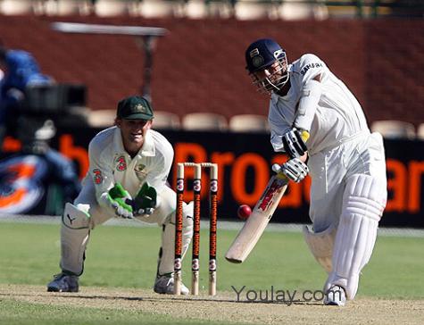 sachin - sachin hittin a six