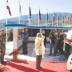 war memorial  - A war memorial of India in mountain are.