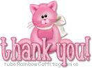 Thank You For Any Help You Give - Pink Thank You Bear