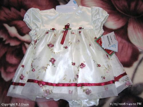 Cute Dress - For Savanna to wear on Christmas Day.
