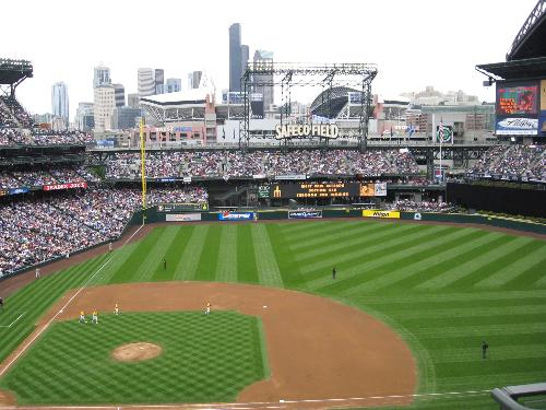 SafeCo Field - Another shot from the skybox of the home of the Seattle Mariners