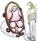 yourself in the mirror -  looking in the mirror