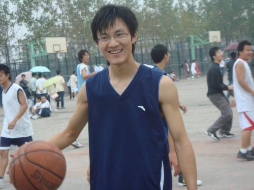 playing basketball - handsome me ..when playing basketball