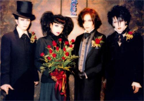 Malice Mizer band - Malice Mizer, j-rock visual kei band, all members.