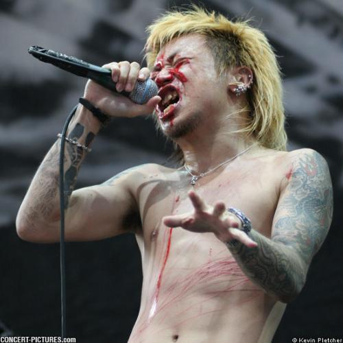 Kyo, singer - Kyo, singer of Dir en grey japanese visual kei band. J-rock.