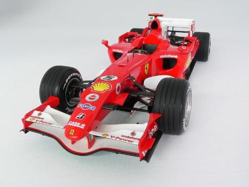 Formula One: Ferrari - a formula one ferrari model car as driven (i belive) by massa and raikonnnen in the 2008 championship which was won in the final brazial gran prix race by the mclaren of Lewis Hamilton
