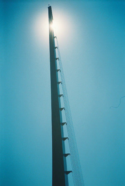 Amazing Tip! - The tip of Sundial bridge. A magnificent artwork by Santiago Calatrava in Redding. A technical marvel costing $23 million.