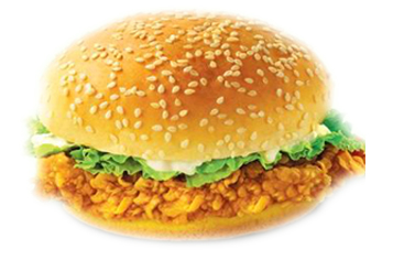 Zinger Burger - One of my favourite hamburger in KFC