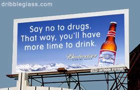 Drink instead of Drugs...what the difference? - I saw this pic from one of my favorite site. How do you view this one?