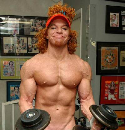 Carrot Top the 2nd! - The comedian has had an extreme makeover it seems! Still a strange looking dude but fitter than before!