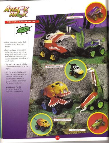 Attack Pack monster trucks  - They will eat you