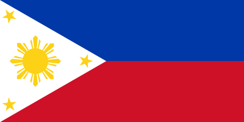 Philippine flag - The 'normal' way it is raised