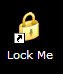 Lock computer shortcut - This is the shortcut I just created.