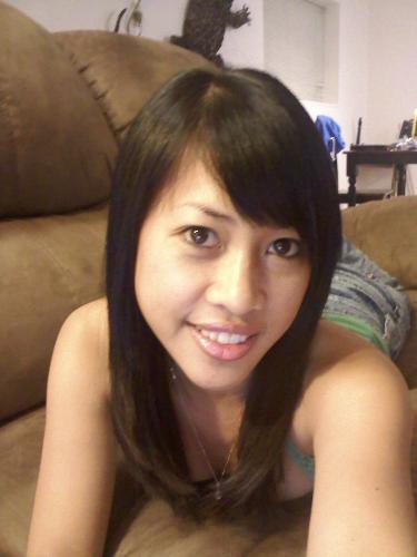 my new hair - coz of boredom I took a picture of myself with my new hair