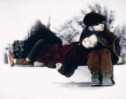A trusted friend ever..... - relation that shows trust, love, friendship between kids.