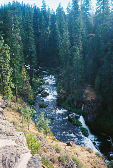 Falling for the Falls! - Middle falls at McCloud, CA. So cool!