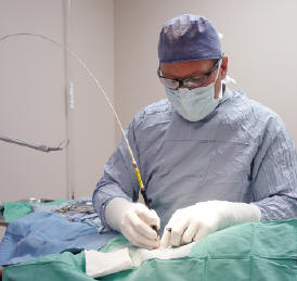 performing laser surgery - laser surgery