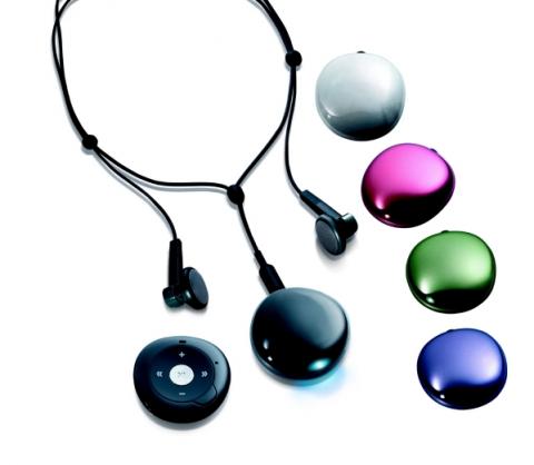trendy mp3 player. - samsung's new mp3 players looks like pendent..