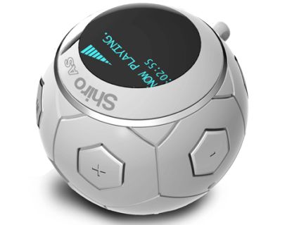 trendy mp3 players. - this mp3 maker company launches the mp3 player very very similar to small football.